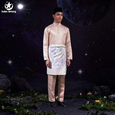 BRIDAL Baju Melayu Duchess Nude Shopee Malaysia