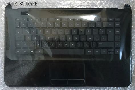 Coque à quatre boutons avec clavier américain étui repose paume pour