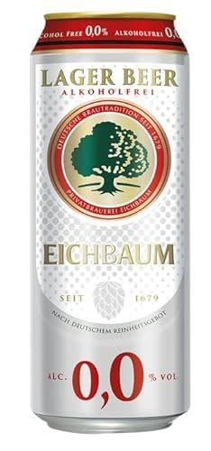 Eichbaum 0 0 Cerveza Sin Alcohol Alemana 500ml Caja De 24 Latas