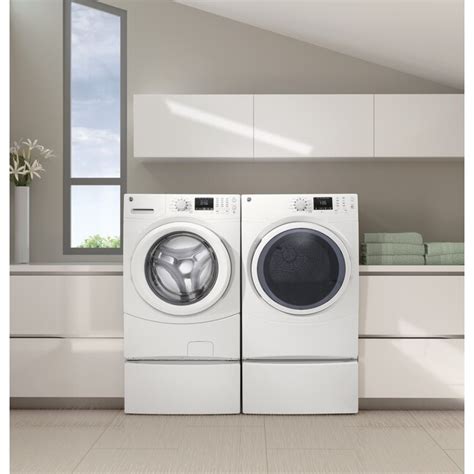 Ge 75 Cu Ft Stackable Electric Dryer White At