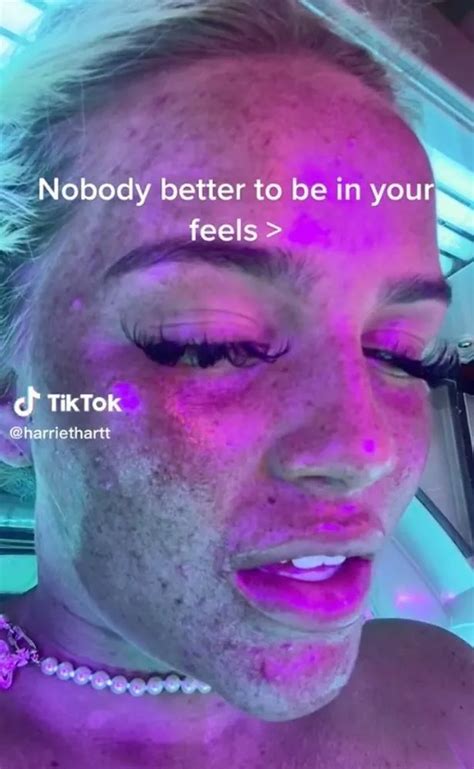 Sunbed Lover 20 Hits Back At Trolls On Tiktok Who Dubbed Her Leather