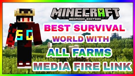 Minecraft Best Survival World With All Farms And Media Fire Link