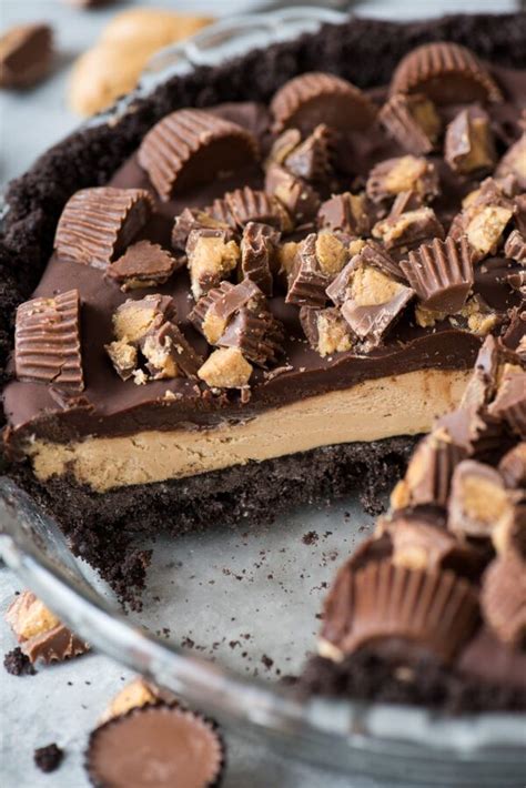 This No Bake Chocolate Peanut Butter Pie Is A Must Make This Reeses