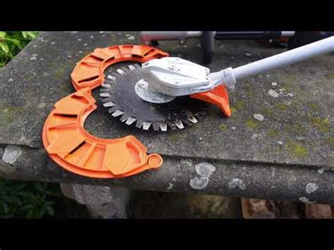 Stihl Rg Km Rotary Cutting Head Youtube