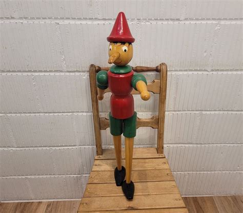 Pinocchio Holzfigur Spielzeug Figur Holz Dreoni Giocattoli Kaufen Auf