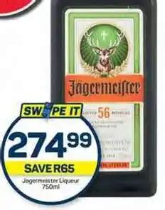 Jagermeister Liqueur Ml Offer At Pick N Pay Hypermarket