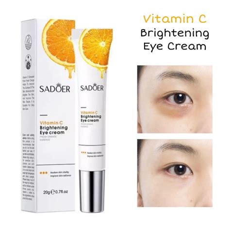 Jual Sadoer Vitamin C Brightening Eye Cream Krim Mata Pencerah Kantong