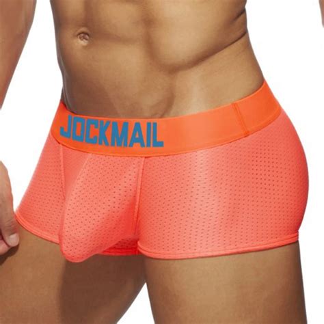 Jockmail B Xer De Malla Transpirable Para Hombre Ropa Interior Sexy