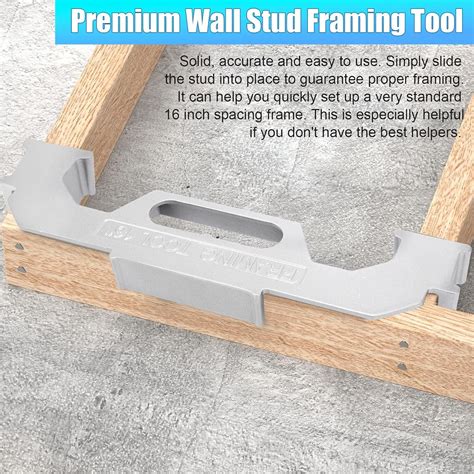 Framing Tools 16" Stud Framing Spacing Tool - Premium Wall Layout Jig ...