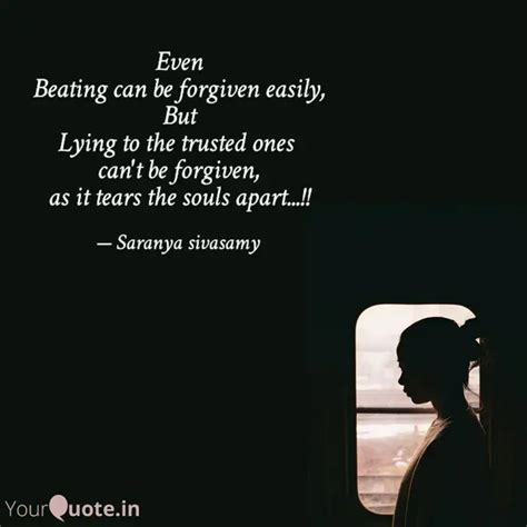 Even Beating Can Be Forgi Quotes Writings By Saranya Sivasamy