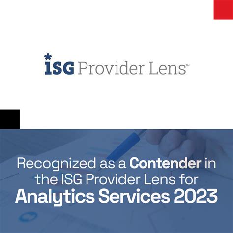 Sg Analytics Earns Recognition As A Contender In Isg Provider Lens For