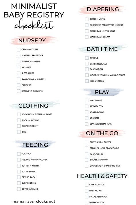 Minimalist Baby Registry: Essentials Without All the Clutter — Mama ...