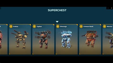 GOLD CHEST AND SUPER CHEST OPENING WAR ROBOTS YouTube