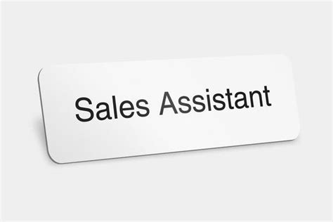 Sales Assistant Badges Pack Of 5 Melubabadges