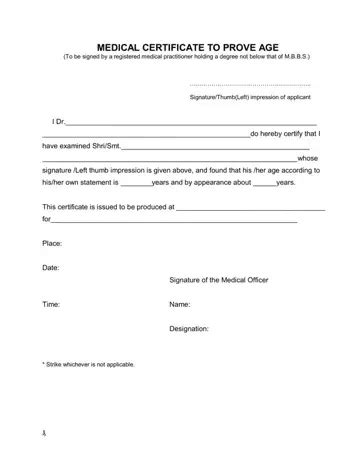 Medical Certificate Pdf Forms Formspal