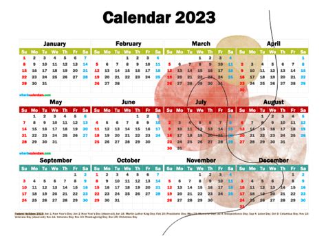 Printable Calendar 2023 Yearly With Holidays - Time and Date Calendar 2023 Canada