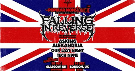 Postponed Falling In Reverse Events Glasgow OVO Hydro