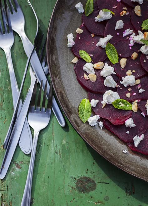 Salade Van Rode Biet En Munt Koken Met Demorgen