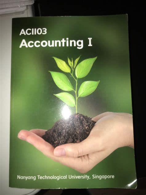 Ntu Nbs Ac Accounting I Textbook Hobbies Toys Books Magazines