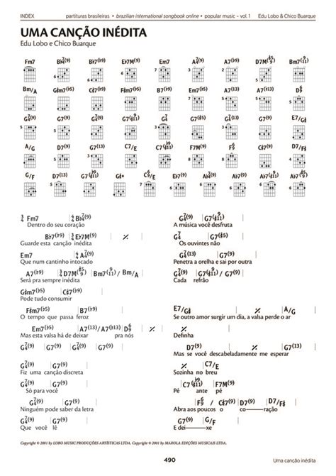 Super Partituras Uma Can O In Dita Chico Buarque Edu Lobo Cifra