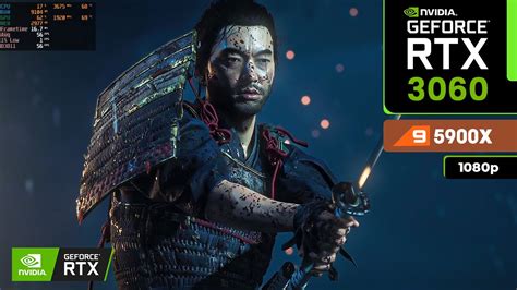 Ghost Of Tsushima RTX 3060 12GB RYZEN 9 5900X 1080p Ultra DLSS