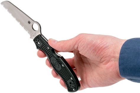 Spyderco Rescue 3 C14sbk3 Serrated Rescue Knife Advantageously