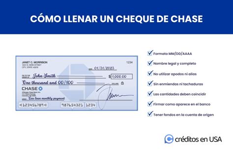 Cómo llenar un cheque de Chase Tutorial paso a paso