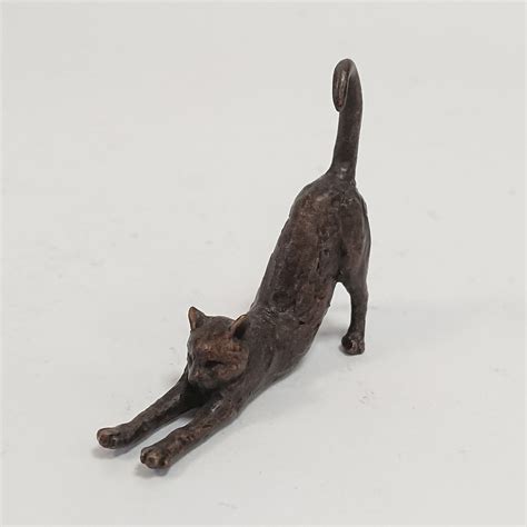 Cat Stretching - Butler & Peach at the Jardine Gallery