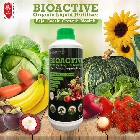 Bioactive Organic Liquid Fertilizer Litre Baja Organik Cecair Milagro