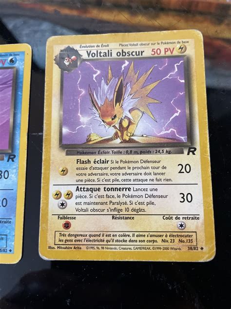 Lot De Deux Cartes Pokémon Wizard Aquali Et Voltali Obscur Rocket eBay