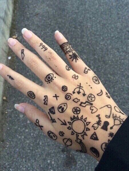 13+ Things To Draw On Your Hand | tattoo fpr girls