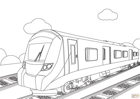 Train Free Printable Coloring Page - Free Printable Coloring Pages