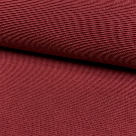 Lidani Rib Jersey Ottoman Bordeaux