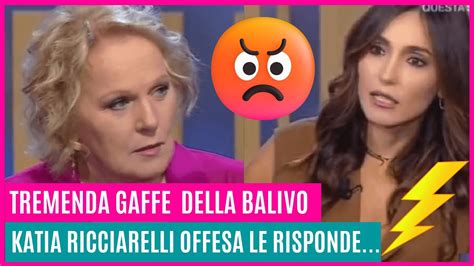 Caterina Balivo Che Figura Katia Ricciarelli Esplode Di Rabbia Youtube