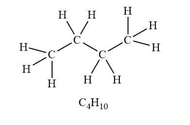 Draw The Structural Model For Butane Using C And H Homework Study