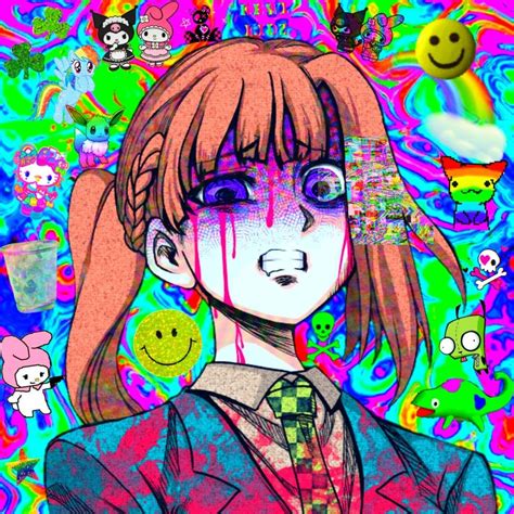 Scenecore Glitchcore Sara Chidouin Aesthetic Anime Anime Icons