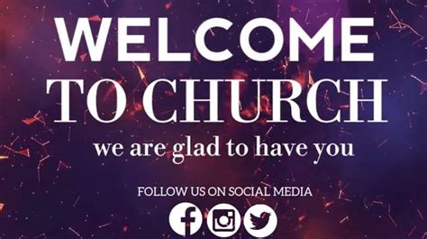 Church Welcome Images