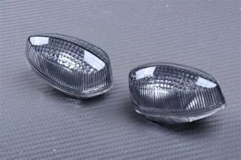 Paar Blinkerkappe Vorne L R LED Schwarz Getönt YAMAHA YZF R6 YZF R6