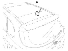 Kia Carens Roof Antenna Repair Procedures Avn System