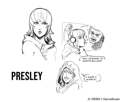 Ward Sketch Presley By Elcuervoborracho On Deviantart