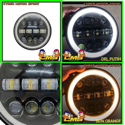 Jual Daymaker Led Mobil Motor Headlamp Harley Davidson Headlamp Cb