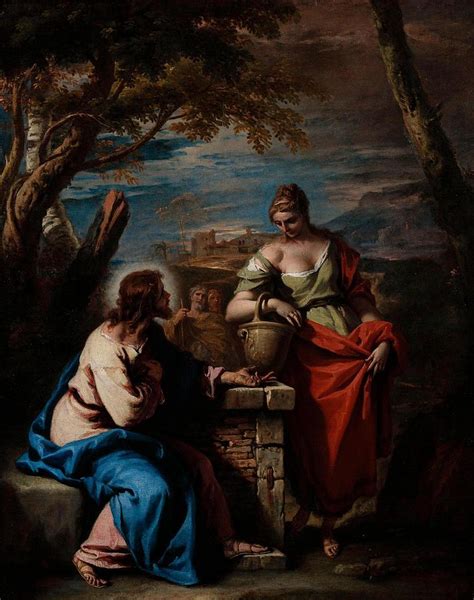 Christ And The Woman Of Samaria Painting By Sebastiano Ricci Fine Art