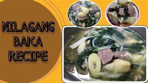 Nilagang Baka Recipe Filipino Ulam Youtube