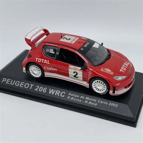 PEUGEOT 206 WRC Rallye Monté Carlo 2003 R Burns R Reid 1 43 EUR 9