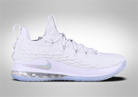 NIKE LEBRON 15 LOW WHITE METALLIC