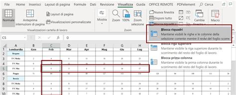 Come Bloccare Righe E Colonne In Excel Massimiliano Monti