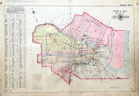 Wilmington Delaware Map, Original 1901 Baists Atlas, Trolley Square - Etsy