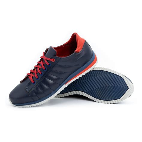 Buty męskie sportowe casual 401O granatowe Buty Olivier