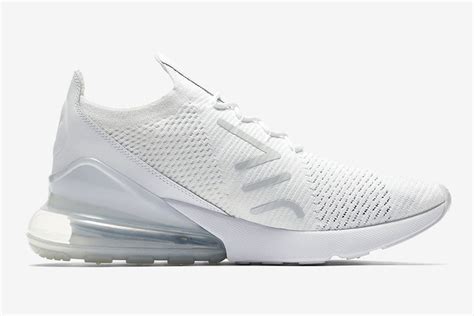 Nike Air Max 270 Flyknit "Triple White": Release Date, Price, & More Info