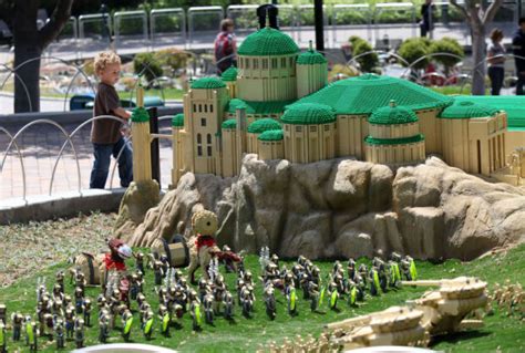 Lego Star Wars Miniland display leaving Legoland parks